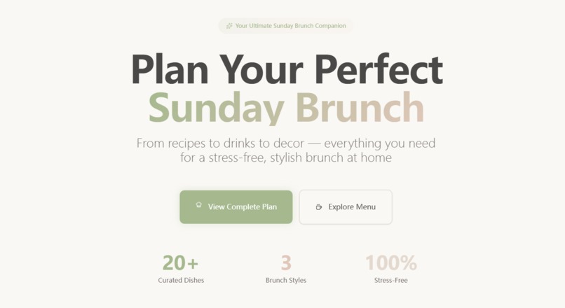 Brunch Planner – screenshot 1