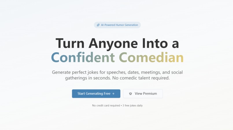 JokeGenerator AI – screenshot 1