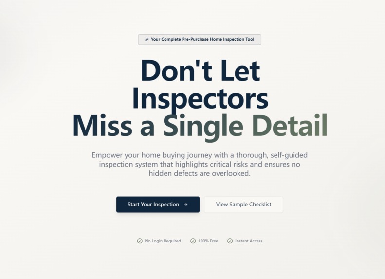 Don't LetInspectorsMiss a SingleDetail – screenshot 1