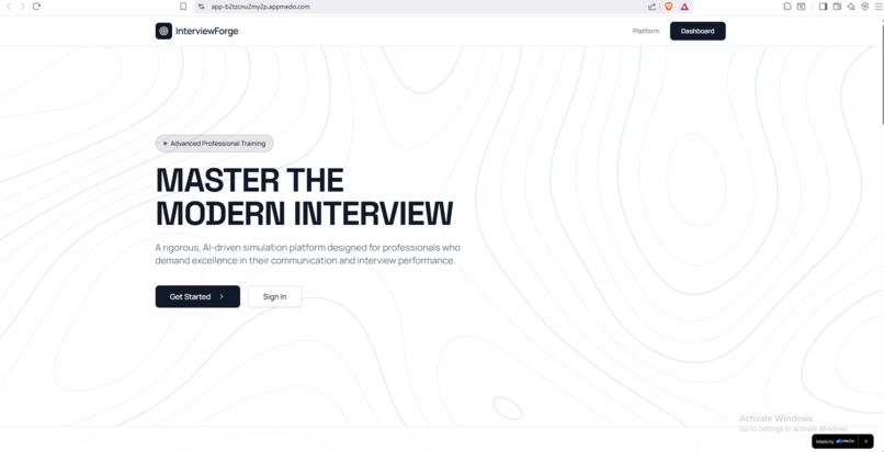 InterviewForge – screenshot 1