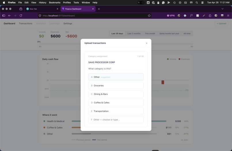 Local Finance Dashboard | Devpost