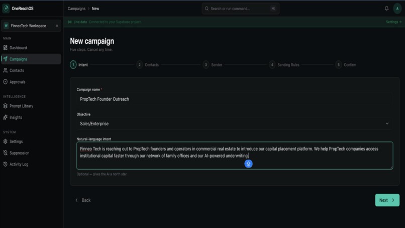 OnereachOS – screenshot 1