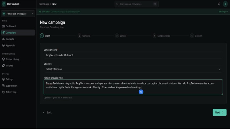OnereachOS – screenshot 1