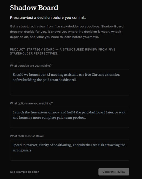 Shadow Board – screenshot 1