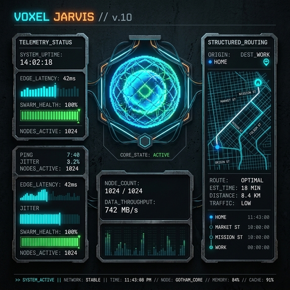 VOXEL JARVIS: Edge Commute Engine – screenshot 3