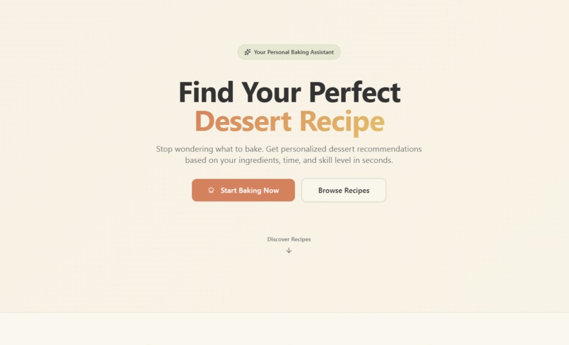 Dessert Recipe – screenshot 1