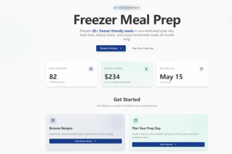 Freezer Meal Prep