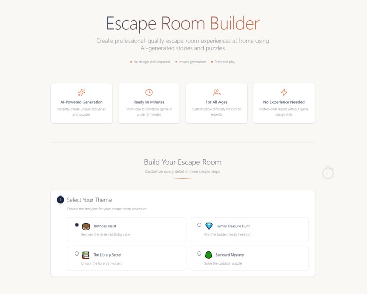 Escape Room Builder – screenshot 1