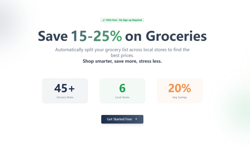 Groceries – screenshot 1