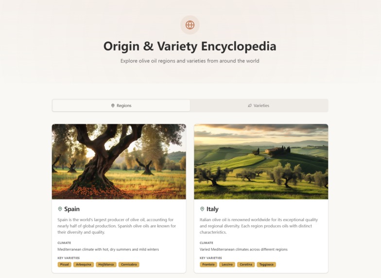 Olive Oil Guide – screenshot 2