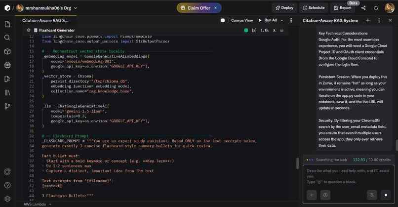 Sentience: An Autonomous Context-Aware Knowledge Navigator – screenshot 1