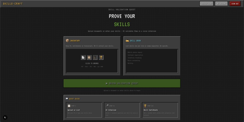 Skills-Craft – screenshot 2