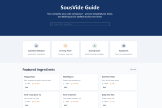 SousVide Guide