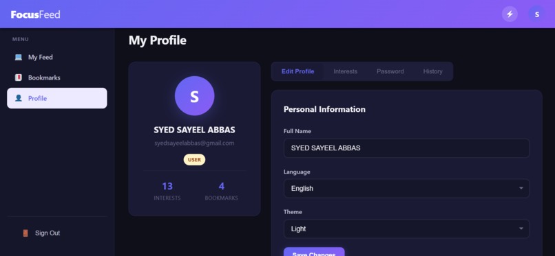 FocusFeed – screenshot 6