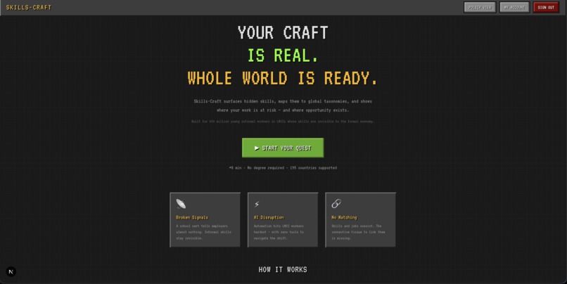 Skills-Craft: The Human Capital Protocol – screenshot 1