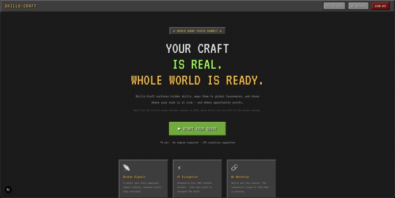Skills-Craft: The Human Capital Protocol – screenshot 1
