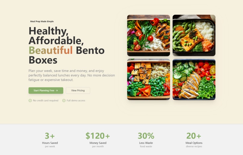 Beautiful BentoBoxes – screenshot 1