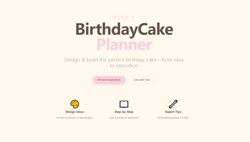 BirthdayCake Planner – screenshot 1