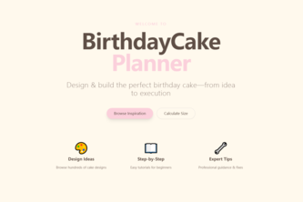 BirthdayCake Planner