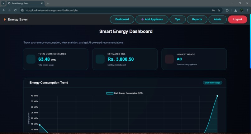 Home Energy Saver App – screenshot 2