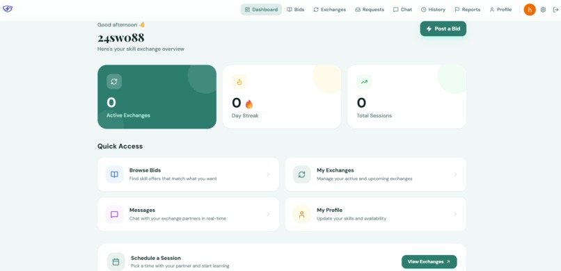 skill-swap – screenshot 5