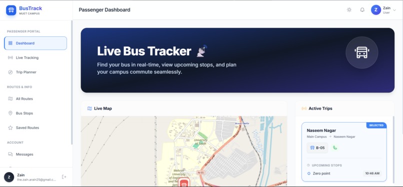 Smart Bus Tracker - (BusTrack) – screenshot 3