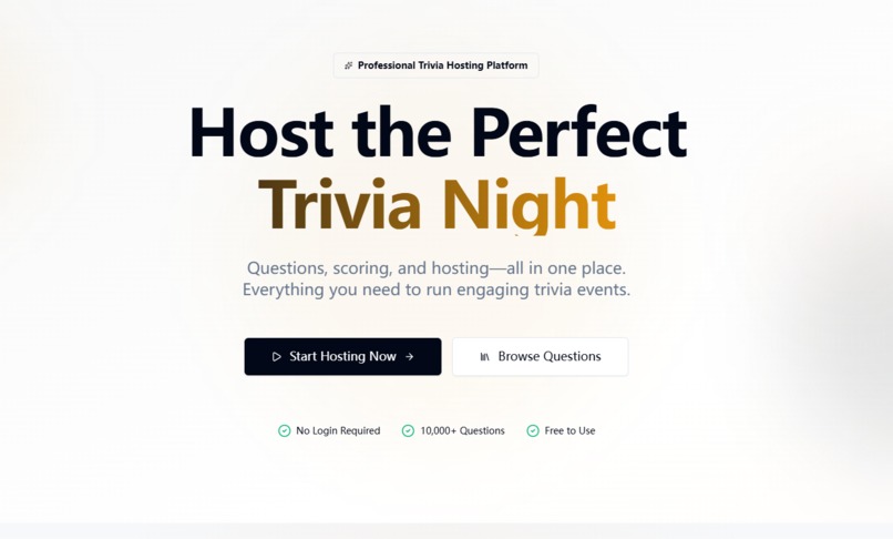 Trivia Night – screenshot 1