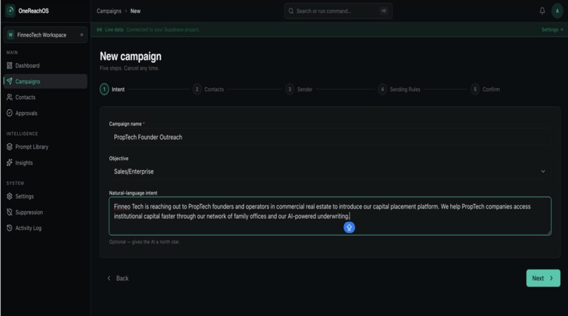 OnereachOS – screenshot 1