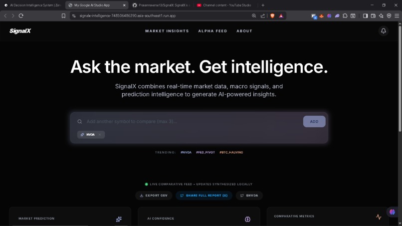 SignalX – screenshot 2