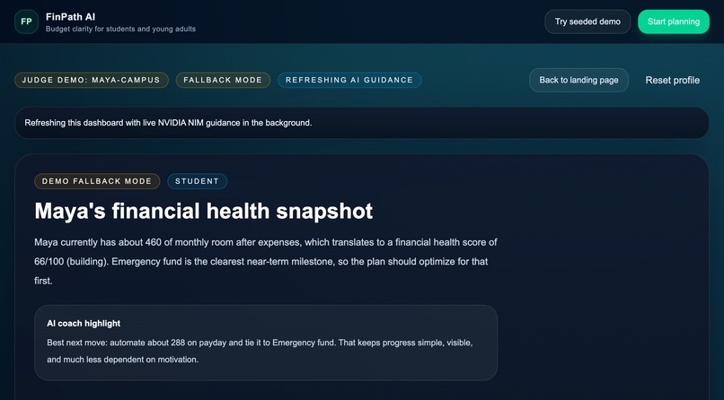 FinPath AI – screenshot 2