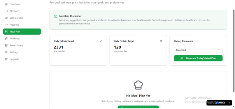 FitReel AI – screenshot 2