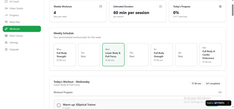 FitReel AI – screenshot 4