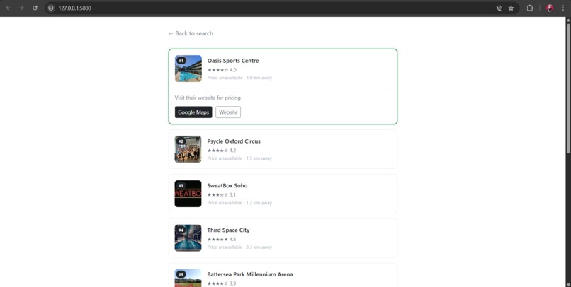 GymMatch – screenshot 3