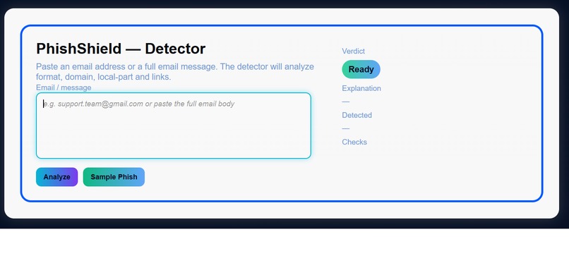 AI-Based Phishing Email Detector – screenshot 2