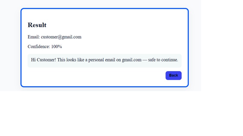 AI-Based Phishing Email Detector – screenshot 4