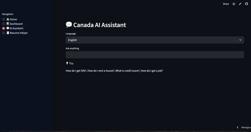 NewToCanada AI – screenshot 4