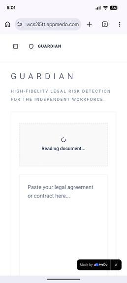Freelance Guardian | AI Contract Risk Scanner – screenshot 3