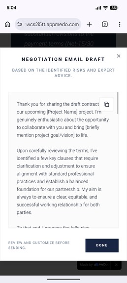 Freelance Guardian | AI Contract Risk Scanner – screenshot 9