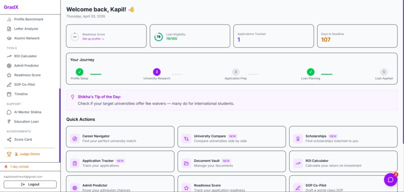 GradX – screenshot 4