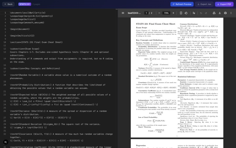 EasySheet – screenshot 2
