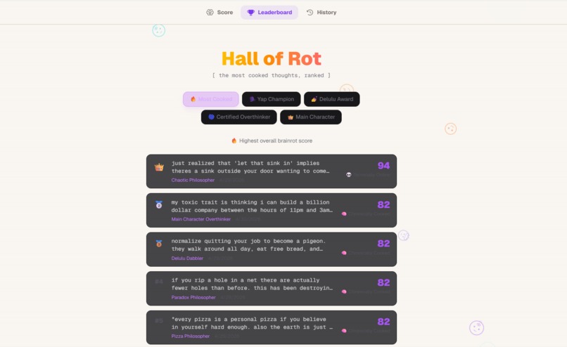 BrainRot Index – screenshot 3