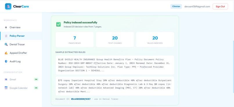 ClearCare — Healthcare Decision Intelligence – screenshot 2