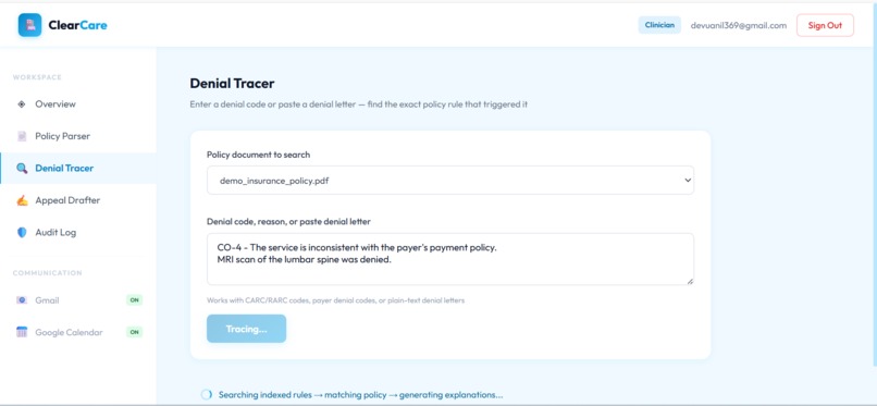 ClearCare — Healthcare Decision Intelligence – screenshot 3