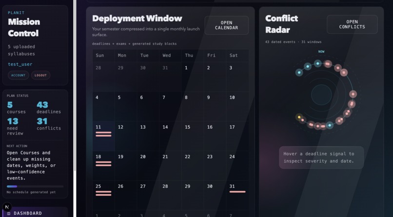 planIT – screenshot 1