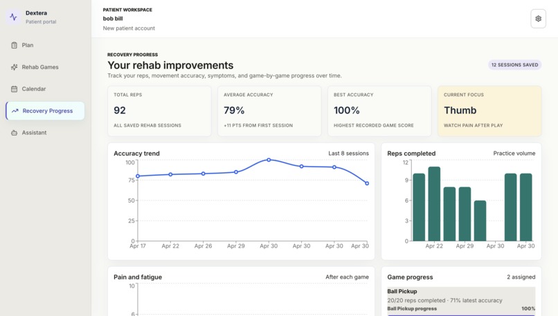 Dextera - Smart Rehab Glove – screenshot 3