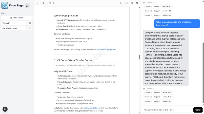 Know Page – screenshot 5