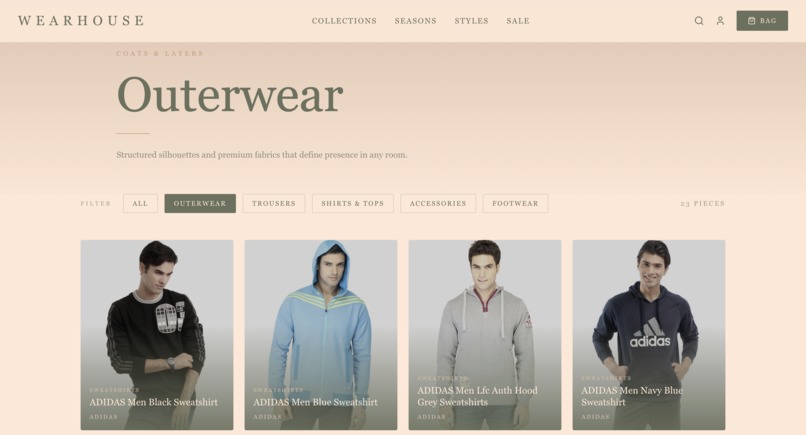 WearHouse – screenshot 6