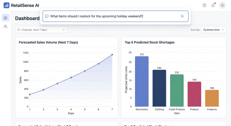 RetailSense AI – screenshot 2