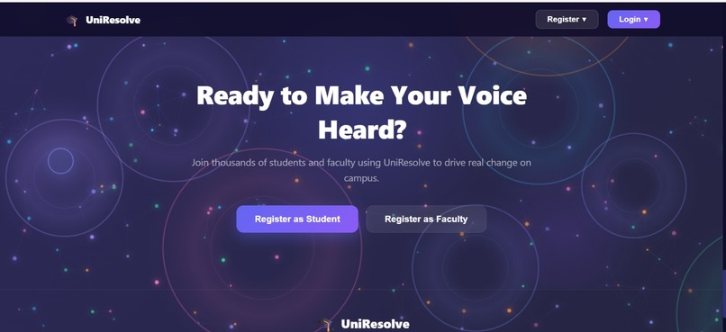 UniResolve — University Complaint Management System – screenshot 3