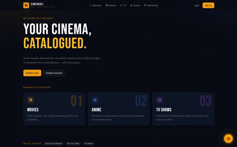 CineVault – screenshot 2
